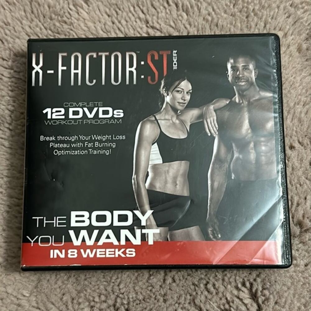 Weider X Factor ST Complete 12 DVDs Workout Program